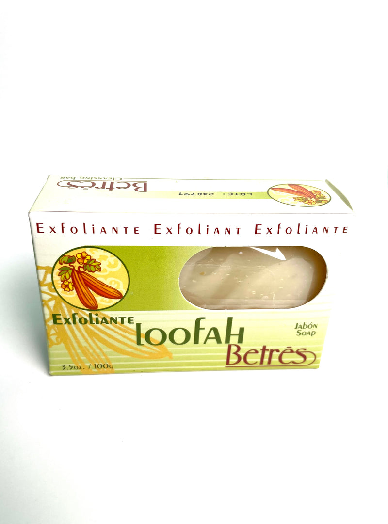 Betres Loofah Exfoliating Soap / Jabón Exfoliante