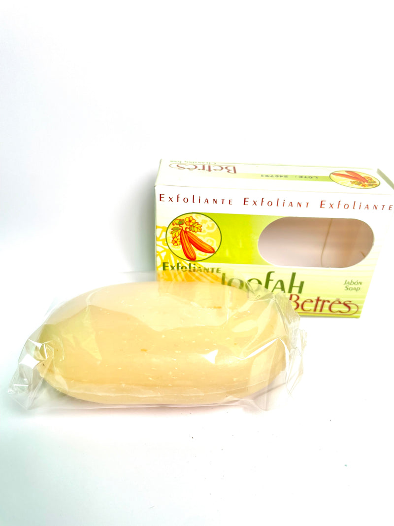 Betres Loofah Exfoliating Soap / Jabón Exfoliante