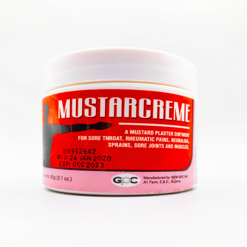 Mustacreme - Helps With Sprains, Pains & Muscle Spasms - [60g]