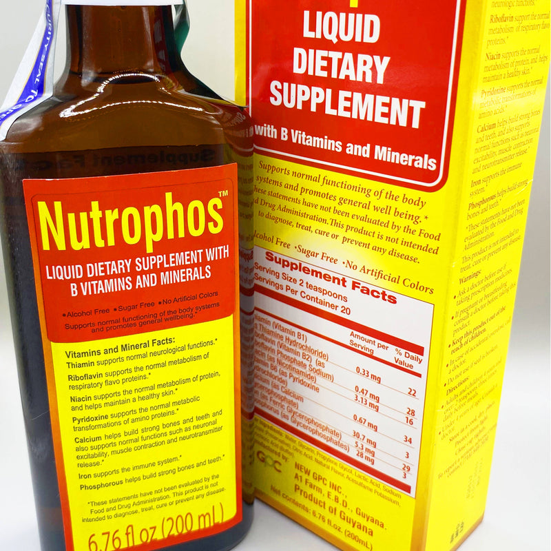 Nutrophos Tonic (200ml) - Nourish Brain & Nerve Health, Cognitive Function